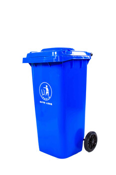 四川垃圾桶/绵阳户外垃圾桶/120L带轮揭盖式北川塑料垃圾桶