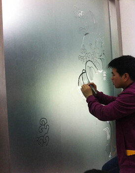北京市写字楼办公室玻璃贴膜磨砂膜隔热膜单反膜