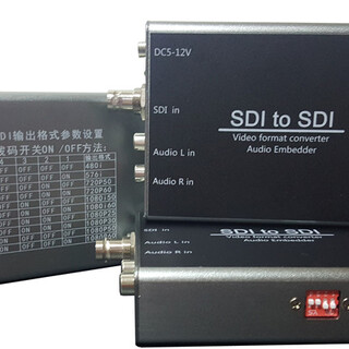 德威SDI音频加嵌器，带SDI格式输出转换图片1