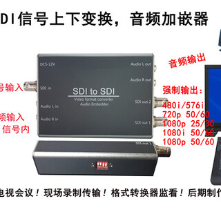 德威SDI音频加嵌器，带SDI格式输出转换图片2