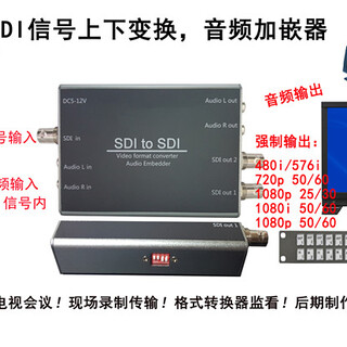 德威SDI音频加嵌器，带SDI格式输出转换图片3