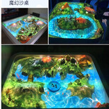 AR兒童互動投影沙池魔幻沙桌淘氣堡游樂園親子設施圖片5