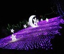万州灯光节生产厂家灯光节活动策划五颜六色的光束绽放了整个夜空图片