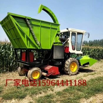 黃貯草收割機(jī)青儲(chǔ)收獲機(jī)小型玉米秸稈青儲(chǔ)機(jī)