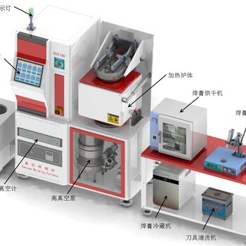 青岛钻石内R角铣刀具真空焊接机