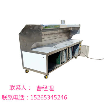 沧州目测无烟烧烤车一体式外转子风机烧烤车方便清洁价格多少