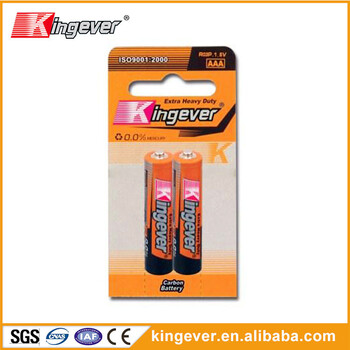 供应kingever电池/七号电池1.5v/碳性七号电池/干电池