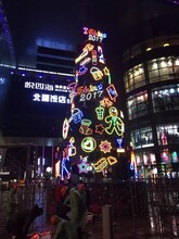广西节日大型装饰定制led霓虹灯造型霓虹灯装饰设计