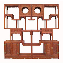 紅木博古架市場價格王義紅木大師雕刻紅木博古架實實在在