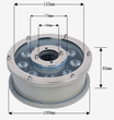 12W外控全彩喷泉灯图片