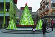 天津商业美陈制作：大型圣诞树、幕墙灯饰画、树木亮化