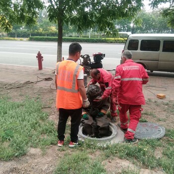 天津西青开发区疏通污水管道-高压清洗地沟