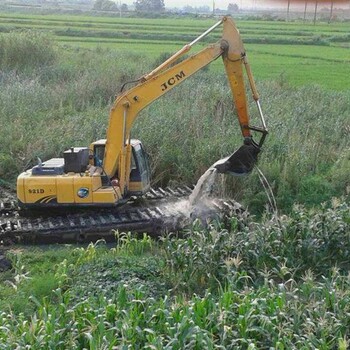 廈門-水上挖掘機(jī)-船挖-河道清淤挖掘機(jī)出租