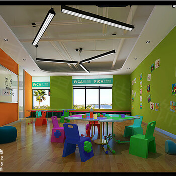 杭州幼儿园装修设计-幼儿园装修设计效果图-案例