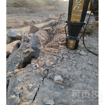 矿山开采建设石头解体破石头设备劈裂机