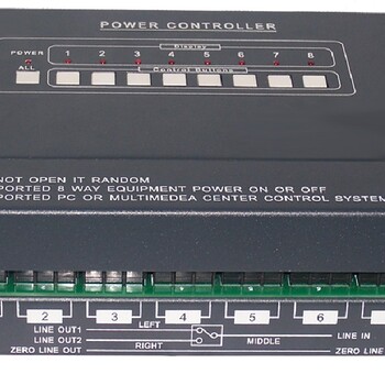 TOP-PWR8电源控制器八路强电控制器八路大电流继电器