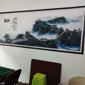 户外墙体油画彩喷机店铺装修墙画彩绘室内墙面绘画机器自动墙画机