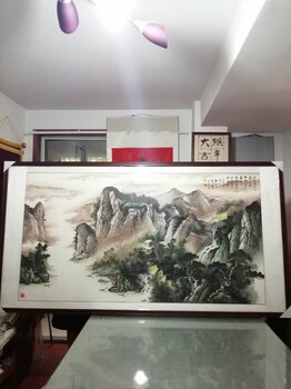 杭州义蓬字画裱画店；价格优惠，质量有