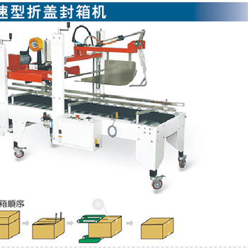 广州高速型折盖封箱机生产厂家自动封箱机厂家