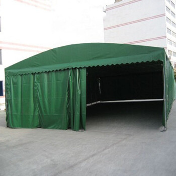 花都厂家定做大型户外移动推拉雨棚可移动遮雨布篷自由活动遮阳棚
