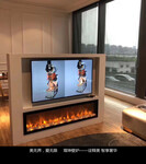 北京璨坤壁炉专业定制电壁炉、3D雾化壁炉、酒精壁炉