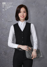 供应高档女士商务西服修身马甲图片
