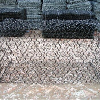 抗冲刷河岸护坡铅丝石笼网生产厂家批量供应