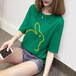 夏季韩版女装短袖T恤驻马店工厂女T恤摆地摊早市夜市便宜女T恤