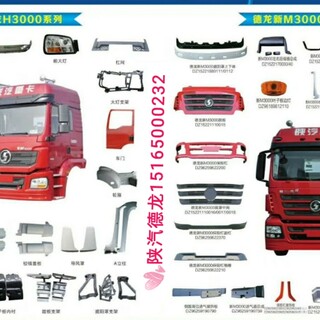 济南陕汽德龙X3000配件大全驾驶室面板支撑杆价格图片2