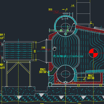 WNS1-1.25一体式集装箱蒸汽锅炉燃气撬装锅炉