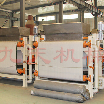 豆渣带式脱水机，豆渣脱水设备效果更好的机器-郑州九天机械