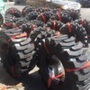 福建地區輪胎批發20.5-16半實心輪胎20.5-16鋼絲18層級鏟車輪胎