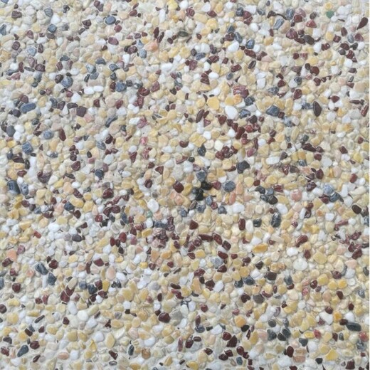 宿州花坛景观造型彩色水洗石饰面游乐园洗砂艺术地坪