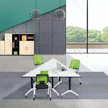广东培训桌-互动课堂桌椅-会议培训组合条桌定制