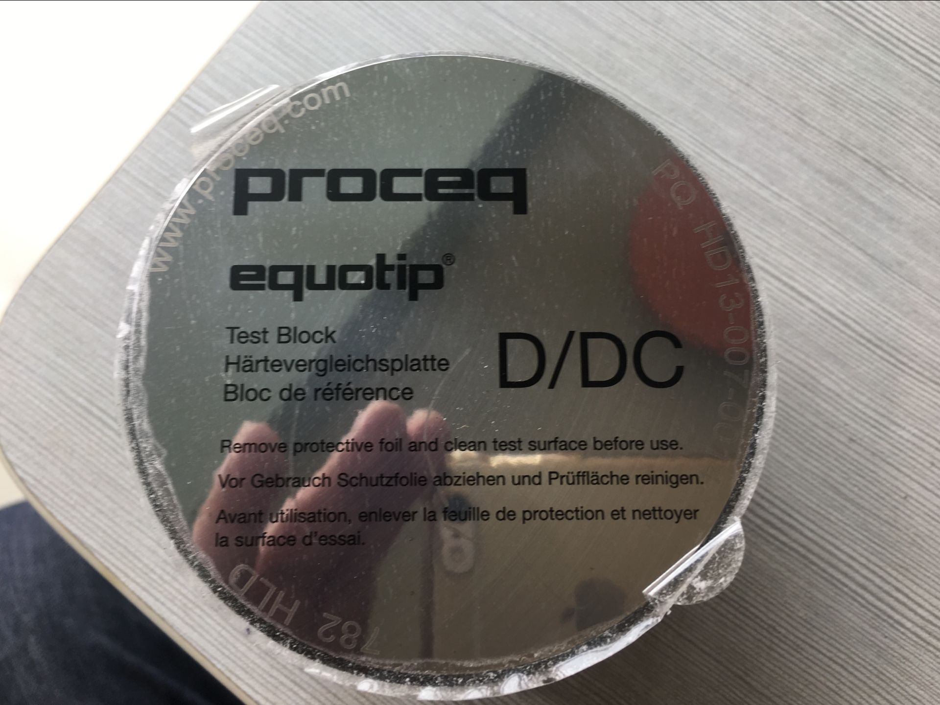 瑞士Proceq标准硬度试块系列
