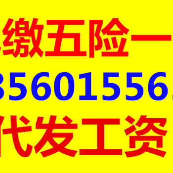 代缴补缴济南市五险一金，代发工资，人事代理服务