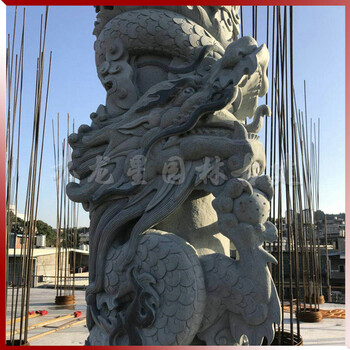 青石石雕龍柱福建惠安青石龍柱