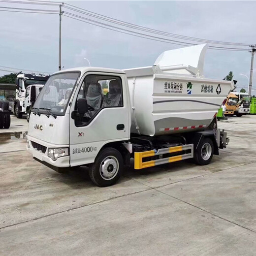 江淮5方餐廚垃圾車3噸自卸式垃圾車
