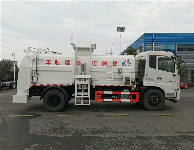 12方挂桶垃圾车 8吨大型垃圾车