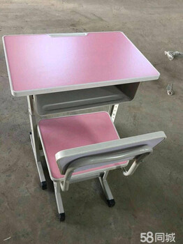 渭南课桌椅双人课桌椅培训桌写字桌厂家现货供应