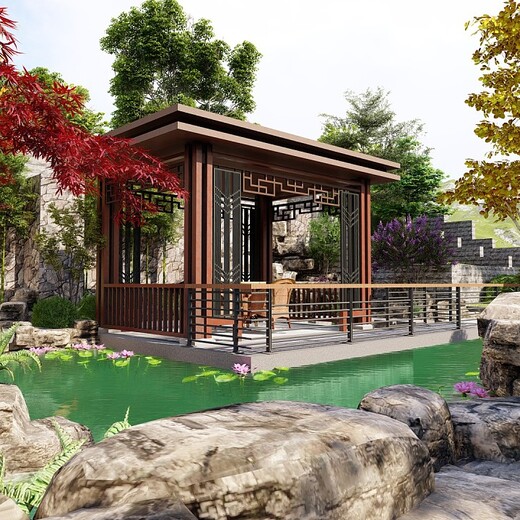 新中式花园设计说明