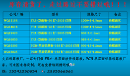 供应LED双面V穿背光源线路板PCB3553MM图片0