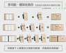 118型大板墙壁开关118组合型开关插座高级酒店连体墙壁开关