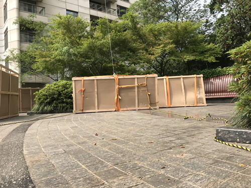 上海长宁区红木家具吊上楼公司