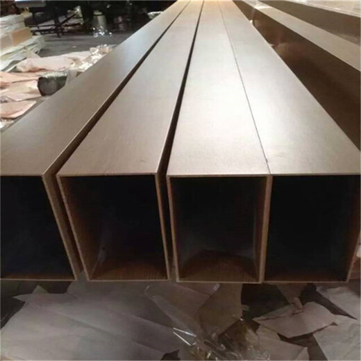 杭州定制铝方通厂家型材铝方通天花氟碳木纹铝方管供应商