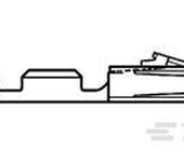 TE泰科1-104480-2线对板连接器端子TYCO连接器AMP