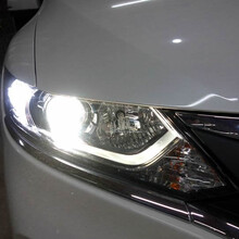 西安本田杰德车灯改装海拉5透镜飞利浦xv4800k氙气灯