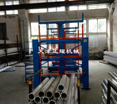 新案例天津正耀伸缩式悬臂货架存放钢管铜管铝管镀锌管管件
