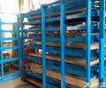 山東青島鋼板貨架抽屜式板材貨架鋁板擺放架銅板堆放架