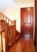 别墅回字形实木梯简单实木中式楼梯设计上门勘测现场水泥基础实木楼梯